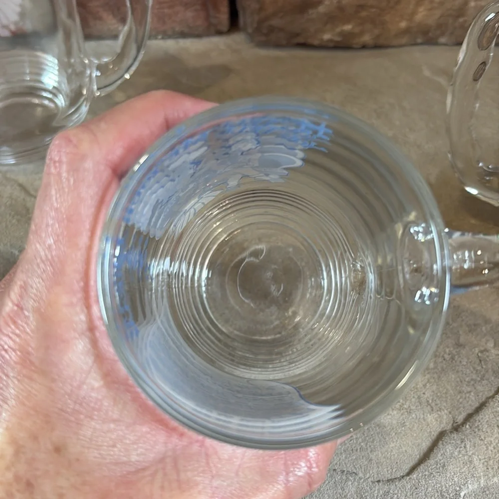 Vintage 1950s Hazel Atlas collectors glass mugs